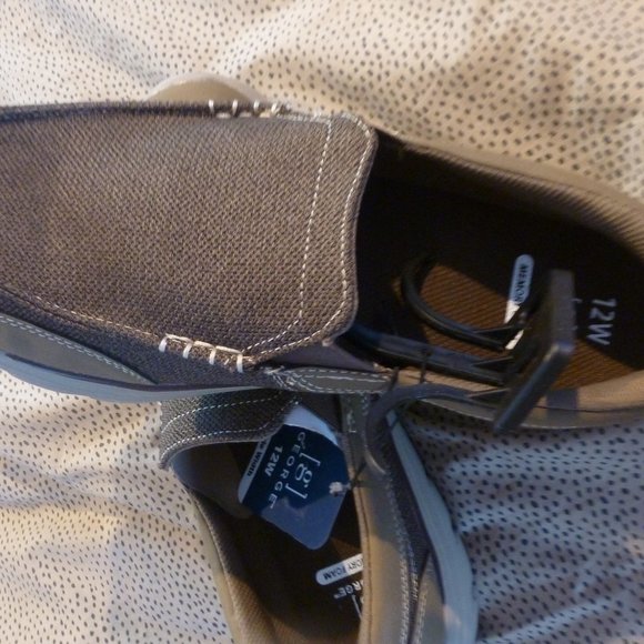 Men's Wide Sz12 George Slip on Lightweight comfort sneakers with memory foam - Picture 10 of 10